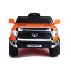 LEAN CARS Coche eléctrico infantil Toyota Tundra Naranja pintado