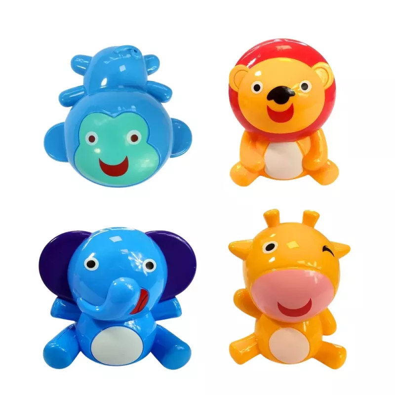 LEAN TOYS Carrusel de cuna Animales León Elefante Jirafa con sonido