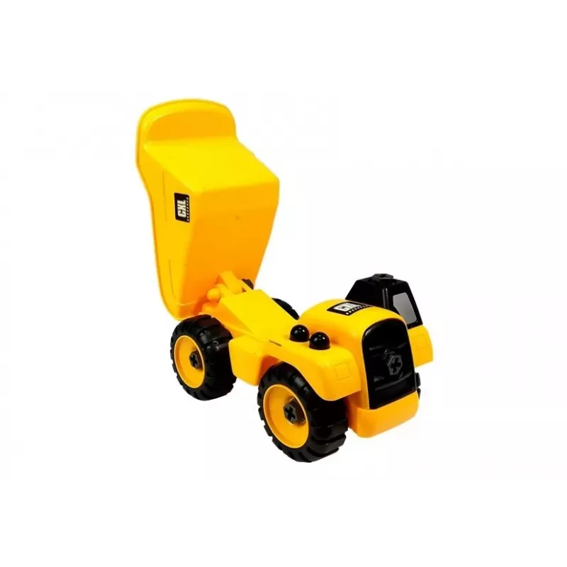 LEAN TOYS Set de obra Excavadora Volquete Grúa