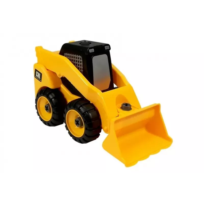 LEAN TOYS Set de obra Excavadora Volquete Grúa