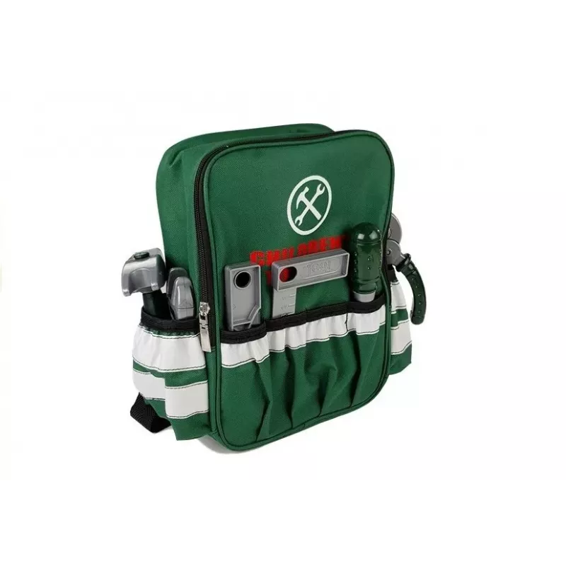 LEAN TOYS Mochila de herramientas DIY con taladro 100 piezas
