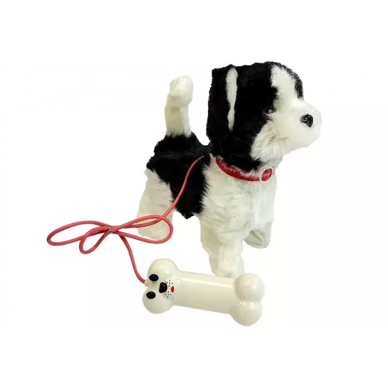 LEAN TOYS Perro con correa Husky interactivo