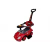 LEAN CARS Andador con empuje para niños pequeños con asa para padres Mega Car 3 en 1 rojo