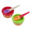 LEAN TOYS Set de dulces postres helado galletas accesorios - set de comida de juguete