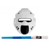 LEAN TOYS Pistola láser espacial con espada y máscara