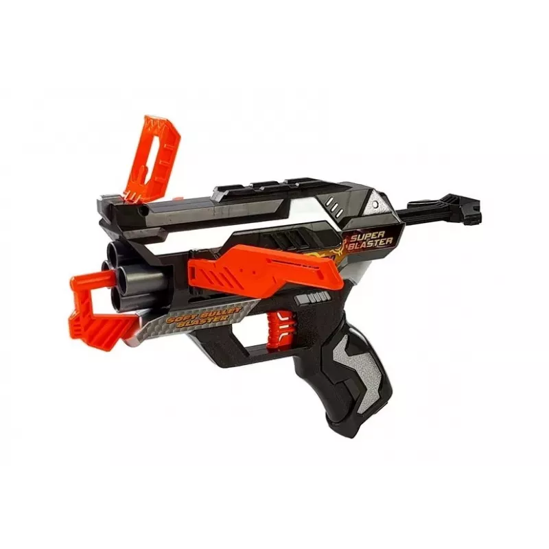 LEAN TOYS Pistola de balas de espuma ampliable con máscara