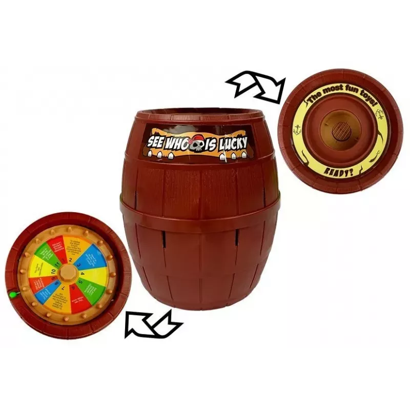 LEAN TOYS Juego Prick the Pirate Pop-up Pirate