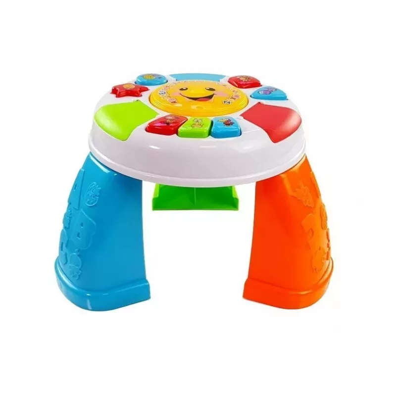 LEAN TOYS Mesa de aprendizaje para bebés multicolor con sonidos