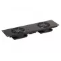 Panel de ventiladores SIGNAL A19-2W para rack de 19 pulgadas 2U 2 ventiladores 160m³/h 230V negro