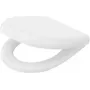 Asiento de inodoro con cierre suave DEANTE forma D blanco duroplast quick release
