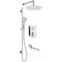 DEANTE conjunto de ducha empotrado con mezclador BOX Hiacynt cromo