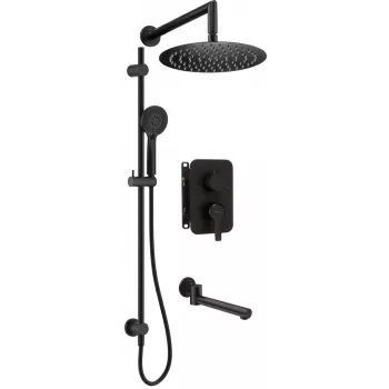 DEANTE conjunto de ducha empotrado con mezclador BOX Hiacynt cromo