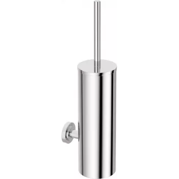 DEANTE escobilla de WC de pared con soporte – acero inoxidable negro mate, serie Liron