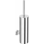 DEANTE escobilla de WC de pared con soporte – acero inoxidable negro mate, serie Liron