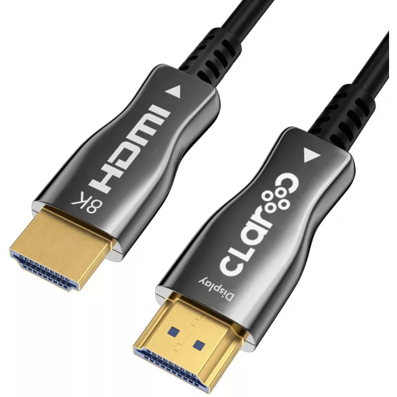 Claroc Cable óptico activo HDMI 2.1 AOC 8K 120Hz 70 m