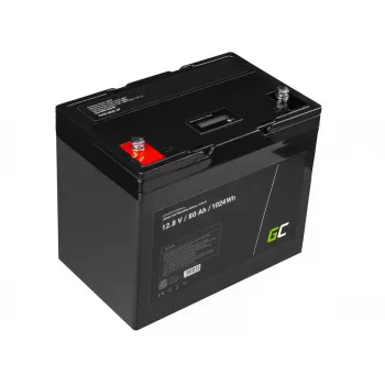 Batería Greencell LiFePO4 para fotovoltaica, autocaravanas y barcos 12V 12,8V 80Ah
