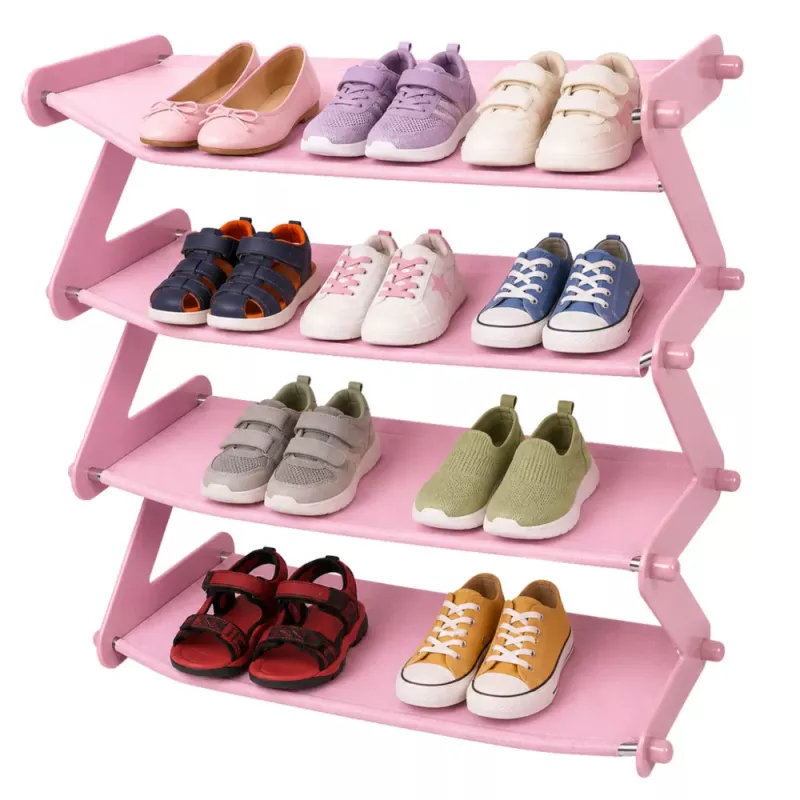 Zapatero LEAN Light 4 niveles independiente rosa