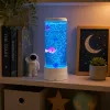Lámpara nocturna decorativa LED LEAN RGB acuario con peces 16 colores USB blanco