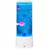 Lámpara nocturna decorativa LED LEAN RGB acuario con peces 16 colores USB blanco