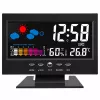 Reloj digital LEAN con termómetro e higrómetro de interior estación meteorológica LED