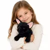 Peluche LEAN TOYS bulldog francés negro 22 cm