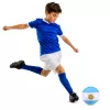 Balón de fútbol de entrenamiento LEAN TOYS para campo de césped, colores Argentina, 22 cm, talla 5