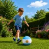 Balón de fútbol de entrenamiento LEAN TOYS para campo de césped, colores Argentina, 22 cm, talla 5