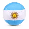 Balón de fútbol de entrenamiento LEAN TOYS para campo de césped, colores Argentina, 22 cm, talla 5