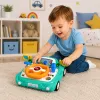 Panel de control interactivo LEAN TOYS simulador de conducción coche luces sonidos azul