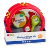 Instrumentos musicales para niños LEAN TOYS tambor sonajas pandereta castañuelas