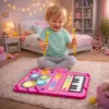 Alfombra musical de baile interactiva LEAN TOYS batería piano educativo 2 en 1