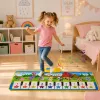 Juguete educativo LEAN TOYS alfombra musical piano animales instrumentos sonidos 100x36 cm