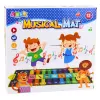 Alfombra de baile interactiva LEAN TOYS piano animales del zoo 10 melodías 126 cm