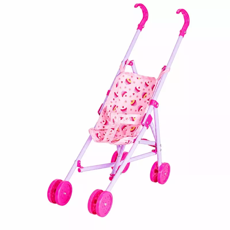 Set de muñeca bebé interactiva 3 en 1 LEAN TOYS con función pipí, cochecito y cuna