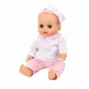 Set de muñeca bebé interactiva 3 en 1 LEAN TOYS con función pipí, cochecito y cuna