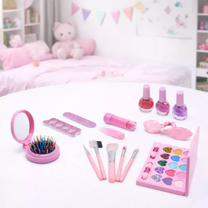 Set de belleza Unicorn LEAN TOYS bolsa de cosméticos accesorios de uñas cosméticos