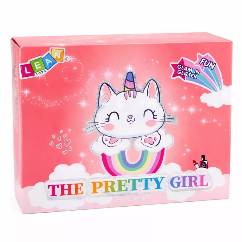 Set de belleza Unicorn LEAN TOYS bolsa de cosméticos accesorios de uñas cosméticos