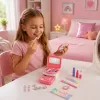 Set de belleza LEAN TOYS neceser infantil rosa Unicorn 72 piezas