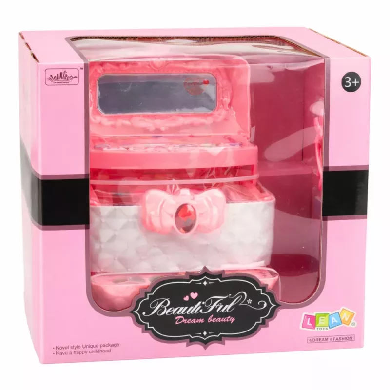 Set de belleza LEAN TOYS para maquillaje y uñas maletín de cosméticos para niños