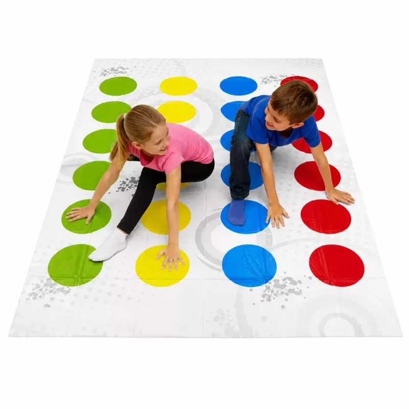 Juego de habilidad Twist LEAN TOYS alfombra de movimiento familiar Social Randomizer