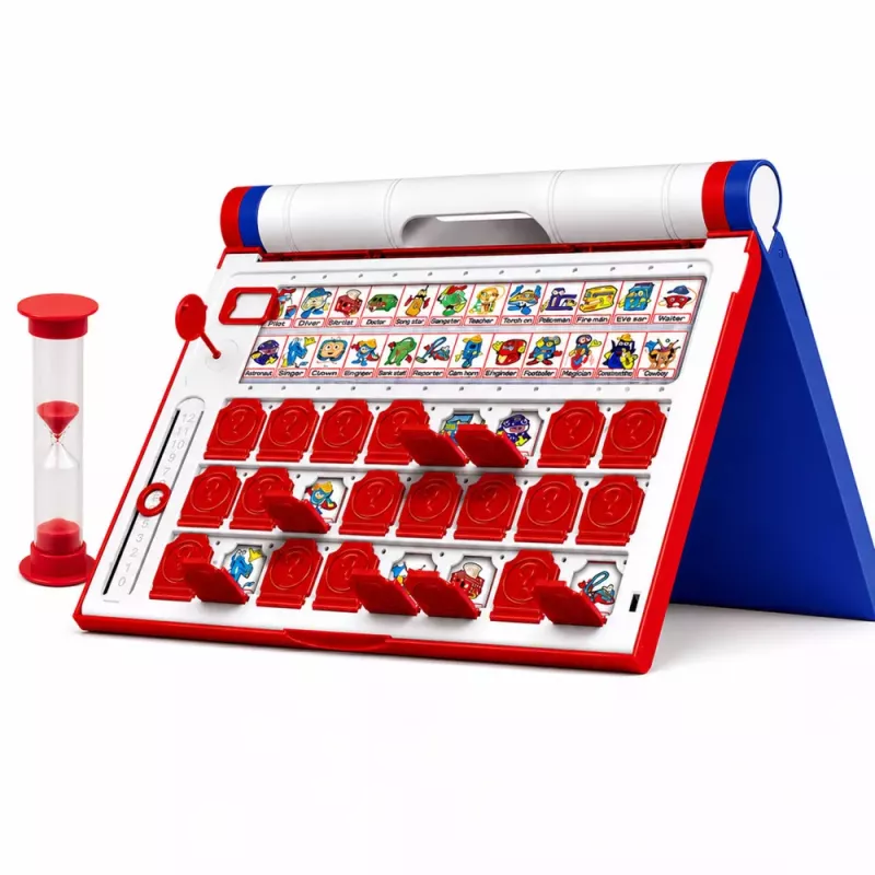 Juego de memoria Guess Who on Time LEAN TOYS reloj de arena de mesa portátil