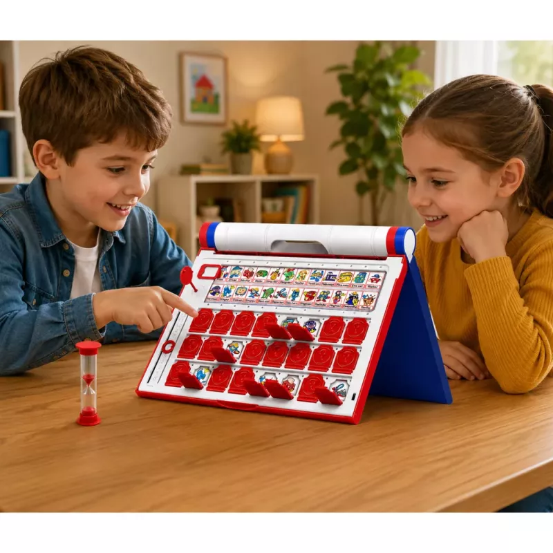 Juego de memoria Guess Who on Time LEAN TOYS reloj de arena de mesa portátil