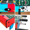 LEAN TOYS Mini futbolín juego de habilidad mesa 2 balones fútbol 69 cm