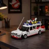 LEAN TOYS Bloques de construcción coche Ghost Bus blanco 631 piezas