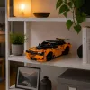LEAN TOYS Coche RC teledirigido bloques de construcción naranja 545 uds.