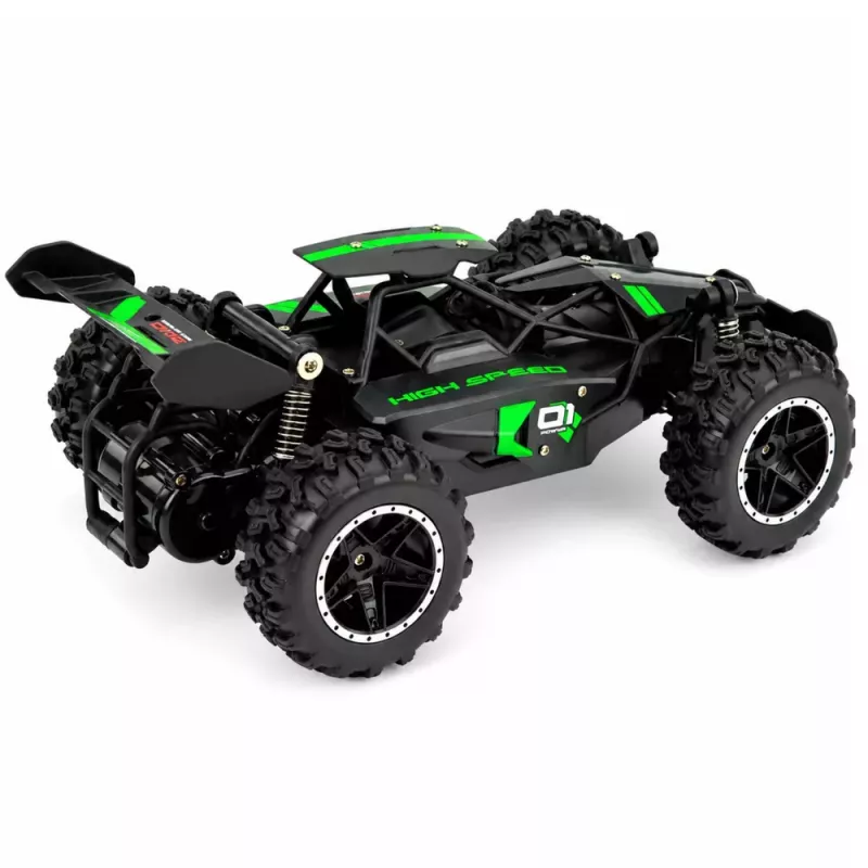 LEAN TOYS Coche RC todoterreno trepador mando a distancia negro 1:18 15 km/h