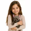 LEAN TOYS Peluche bulldog francés marrón 22 cm
