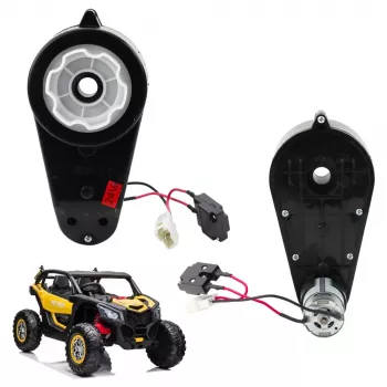 LEAN TOYS Conjunto motor con caja de cambios 24V para coche infantil eléctrico XB-2118, motor RS550 13500 rpm
