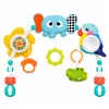 LEAN TOYS Arco sensorial con elefante para cuna, silla de coche, carrito, espejo, sonajero