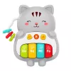 LEAN TOYS Juguete musical piano de gato educativo para niños pequeños melodías y sonidos